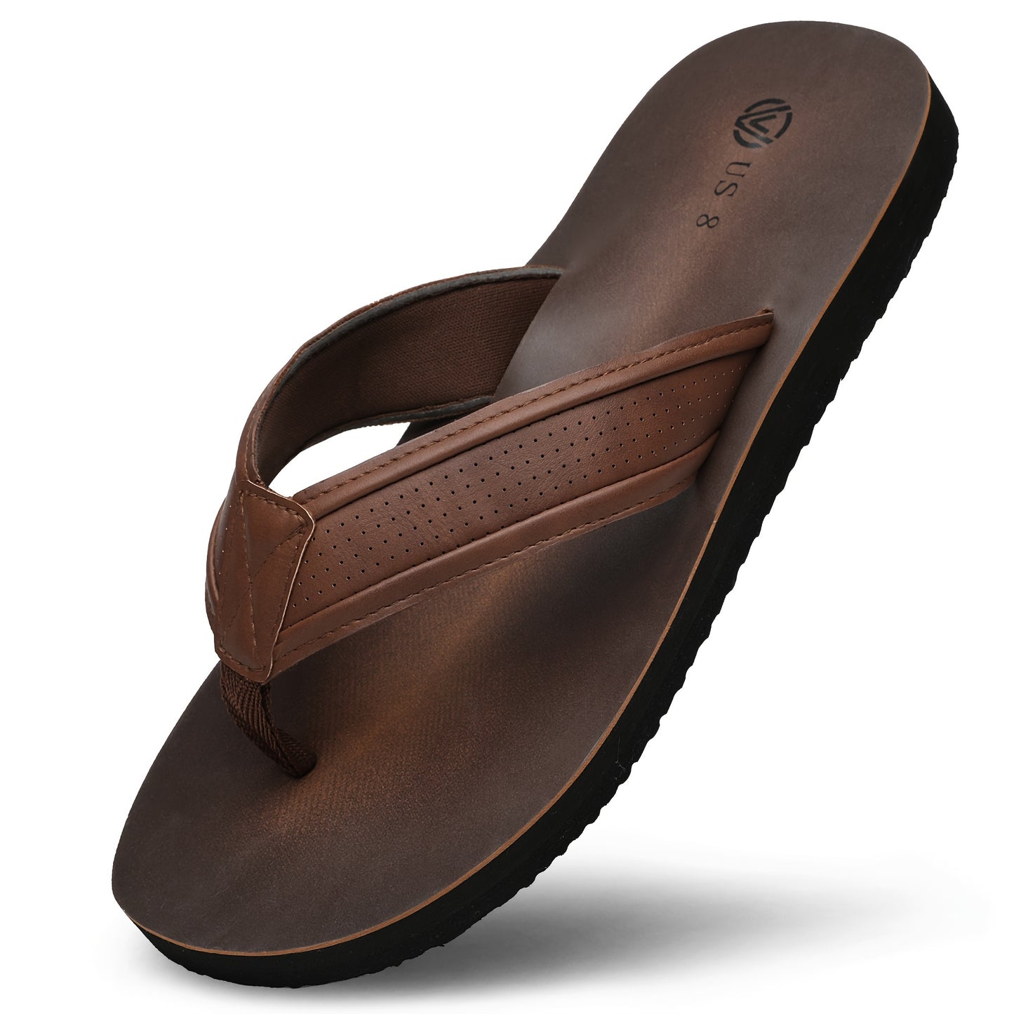 Brown Beach Flip Flops