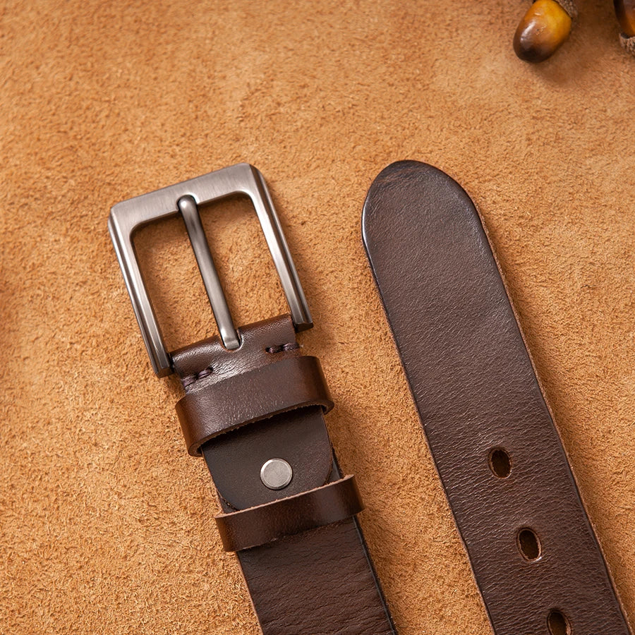105-150CM Genuine Leather Belt