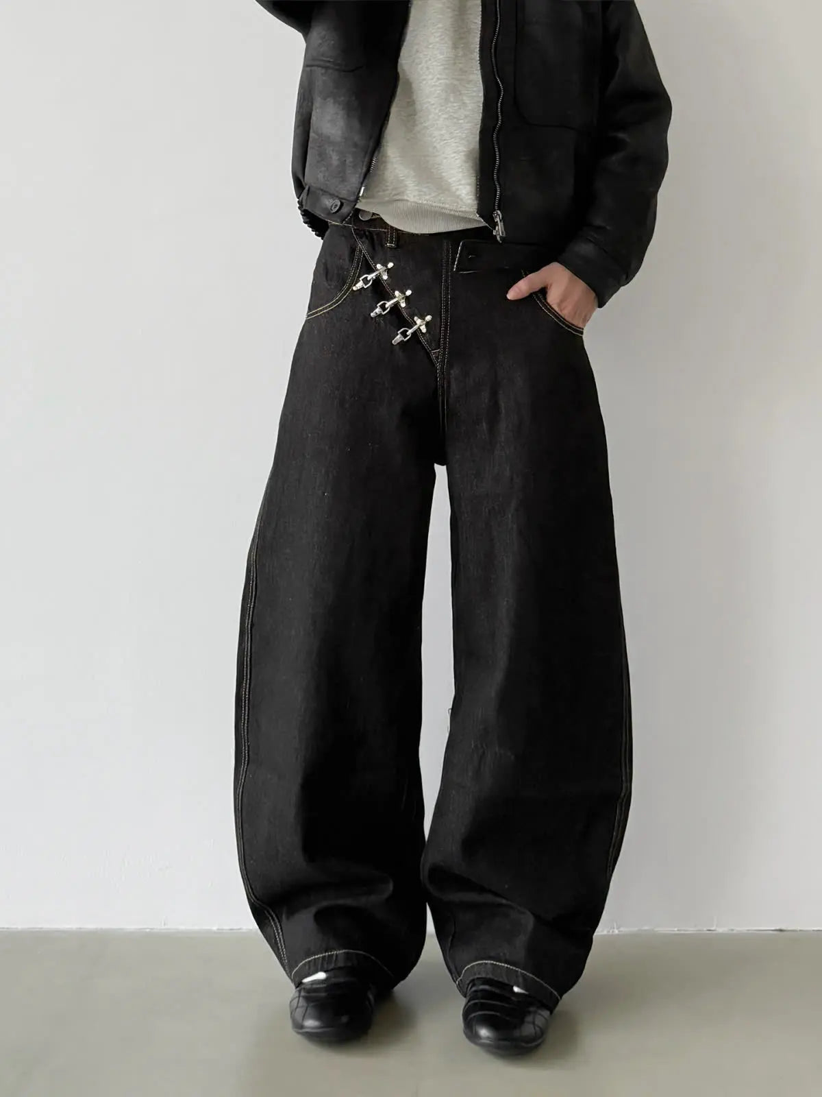 Men's Baggy American Style Jeans - Many Colours