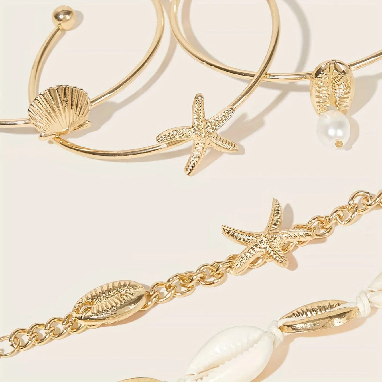 Starfish Bracelet Set