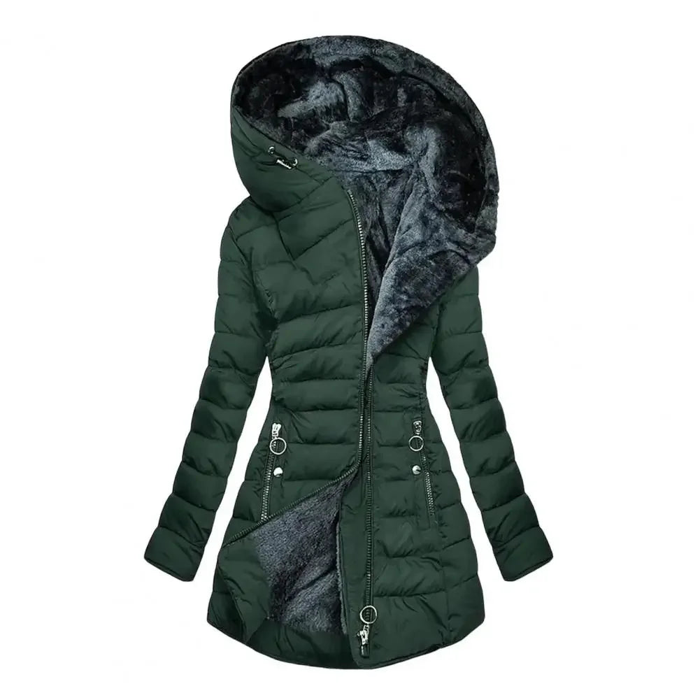 Women's Winter Jacket with Plush Lining