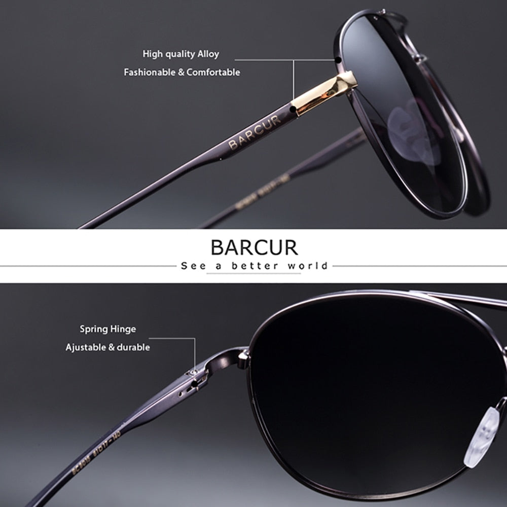 BARCUR Men's Polarized Sunglasses - 5 colours