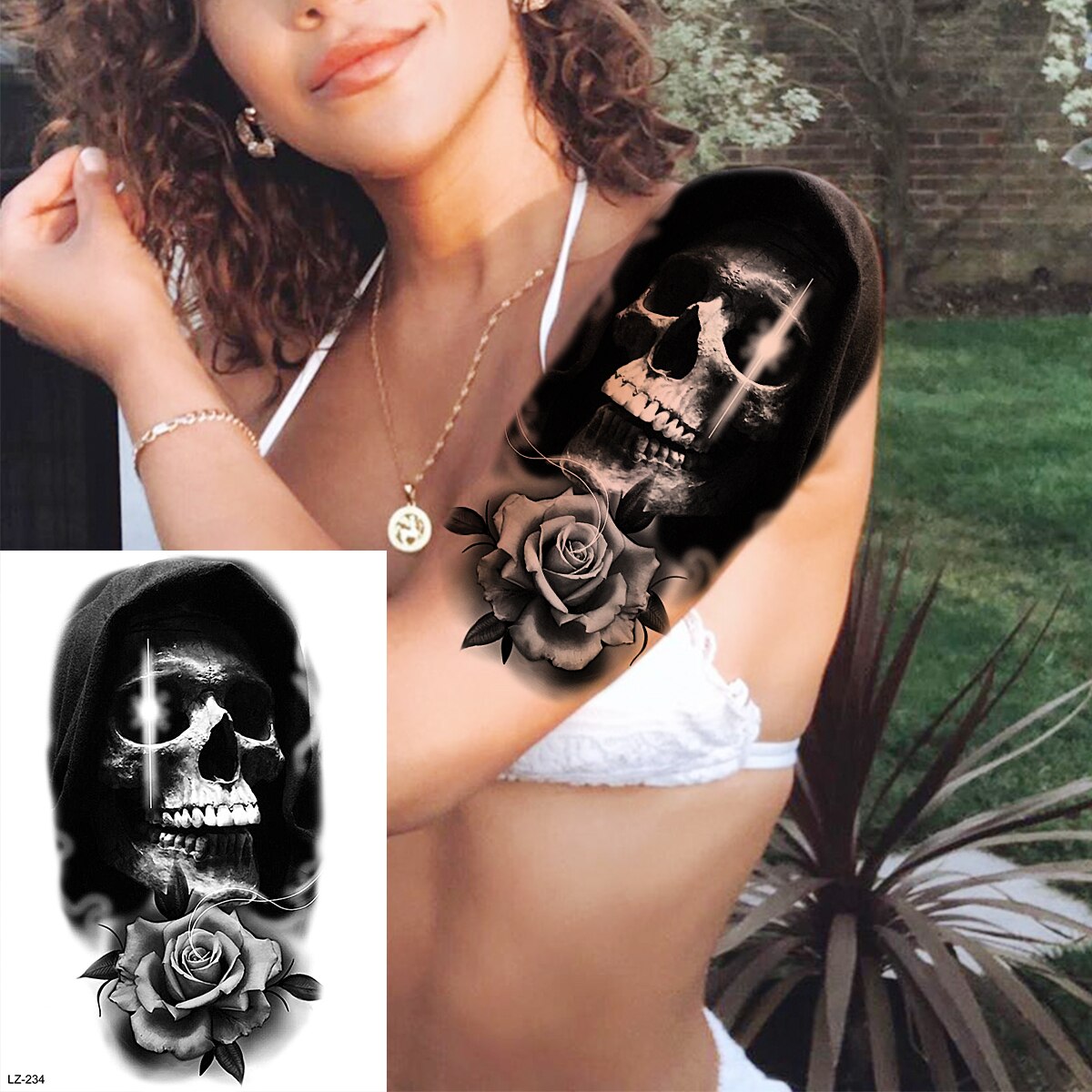 Large Test Tattoo Shoulder/Chest/Thigh - Many Styles