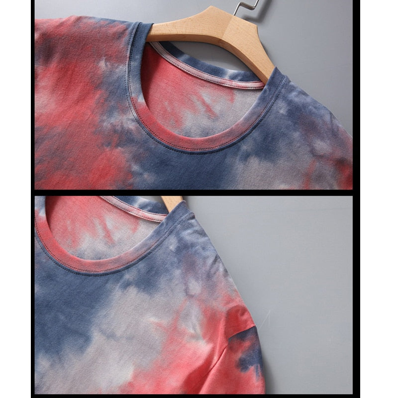 L-7XL Oversize Tie Dye T-shirt - 3 Colours