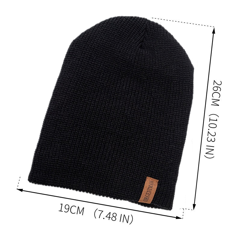 Warm Knitted Beanie - many colours