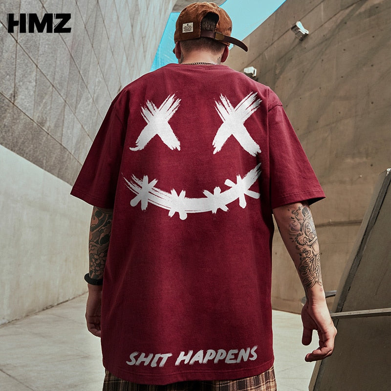 S-3XL Shit Happens Tee - 3 COLOURS