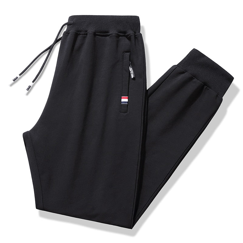 S-7XL Elastic Waist Cotton Track Pants