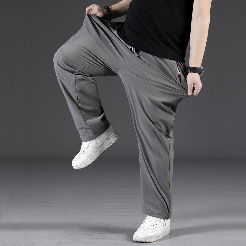 XL-8XL Baggy Casual Elastic Waist Trousers - 3 Colours