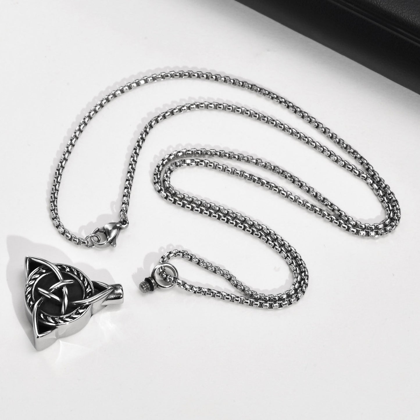 Tribal Celtic Knot Urn Necklace