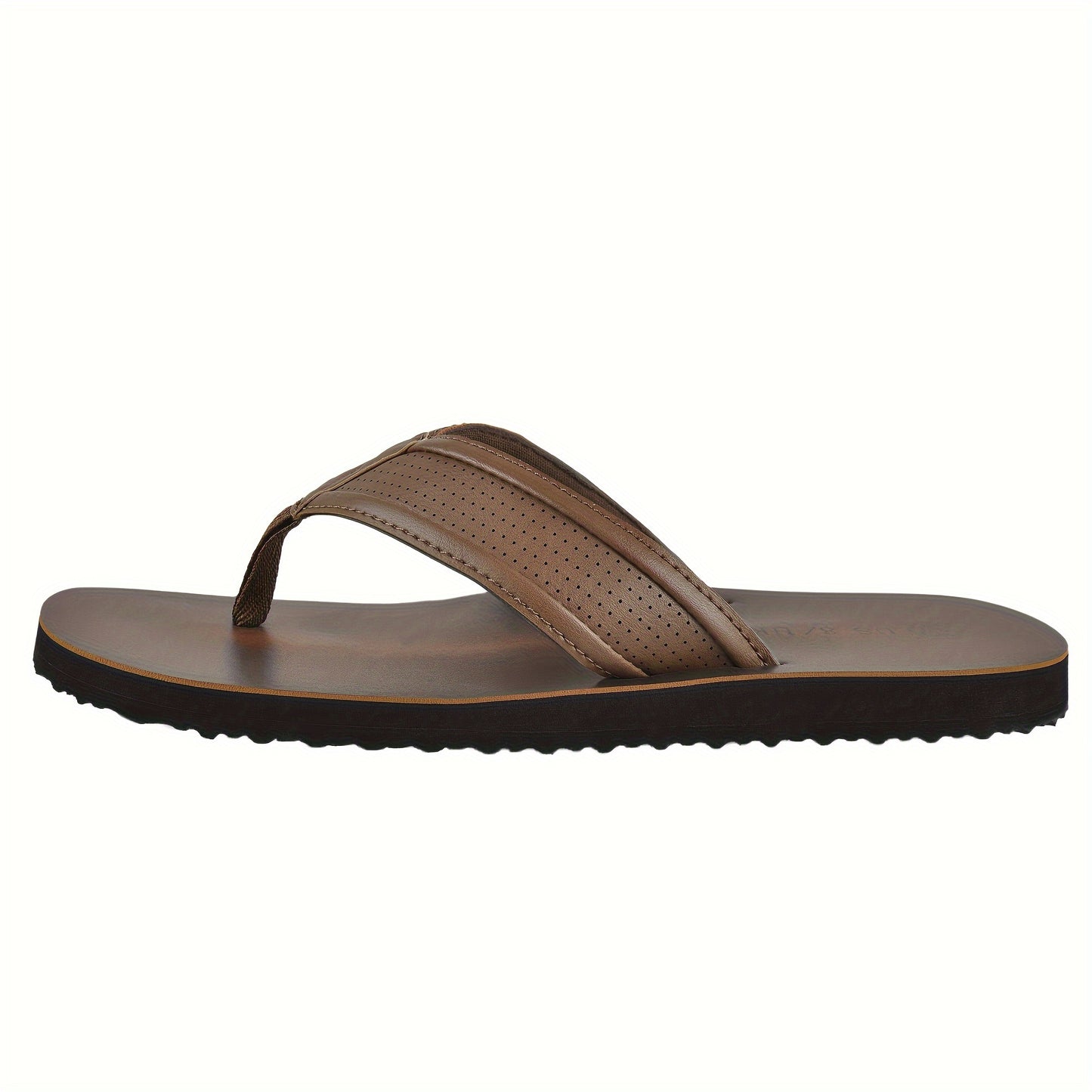 Brown Beach Flip Flops