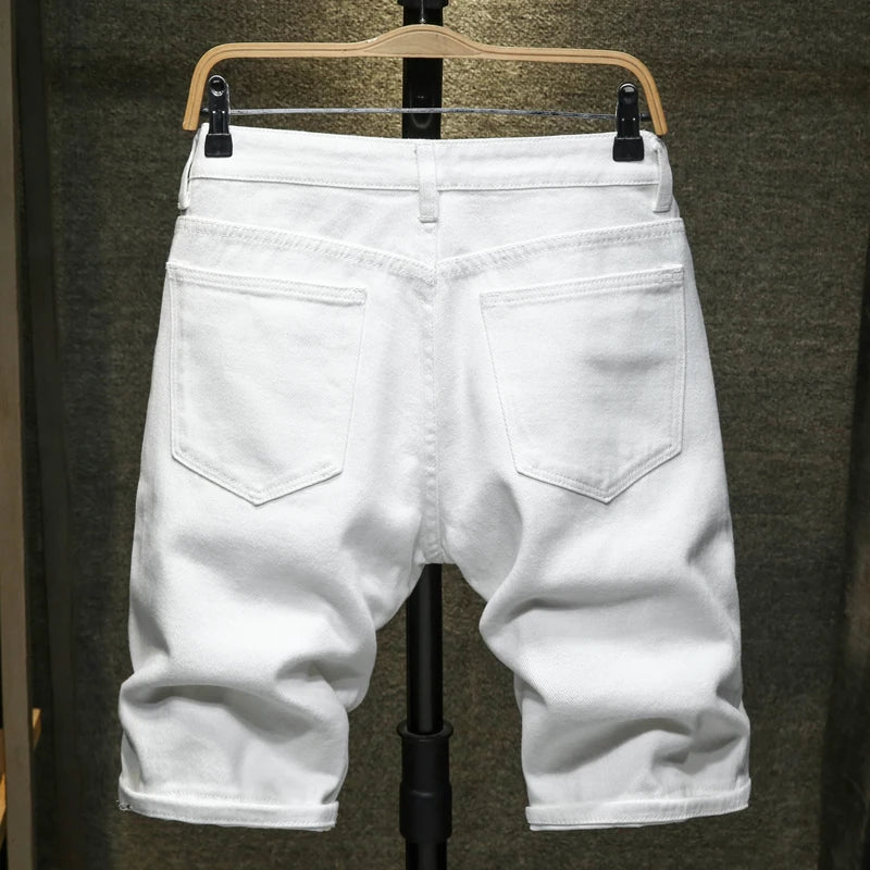 Chad Summer Ripped Denim Shorts