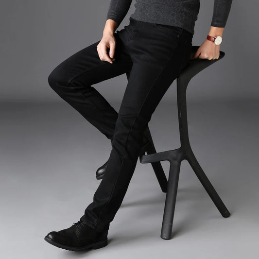 Gavin Stretch Black Jeans