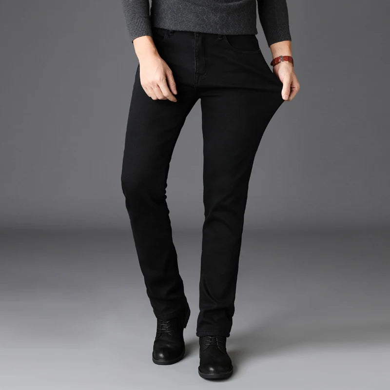 Gavin Stretch Black Jeans
