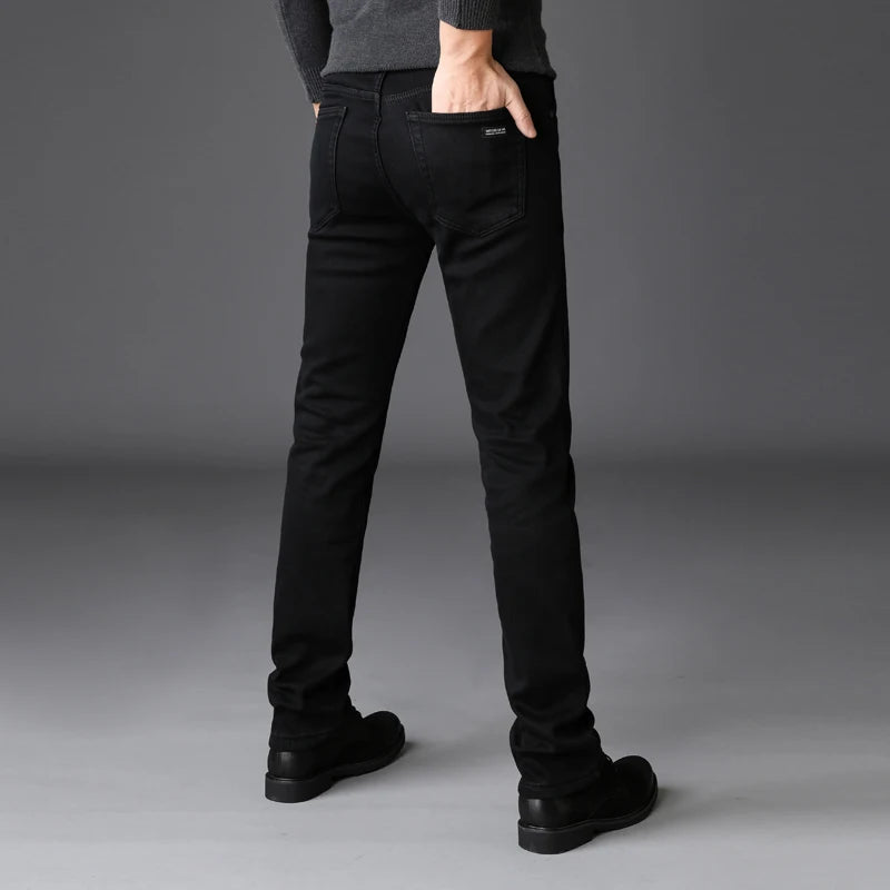 Gavin Stretch Black Jeans