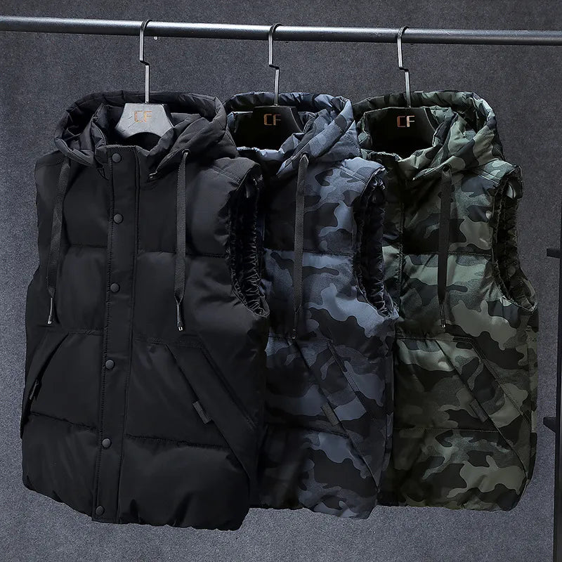 S-5XL Eric Parka Vest - 3 COLOURS