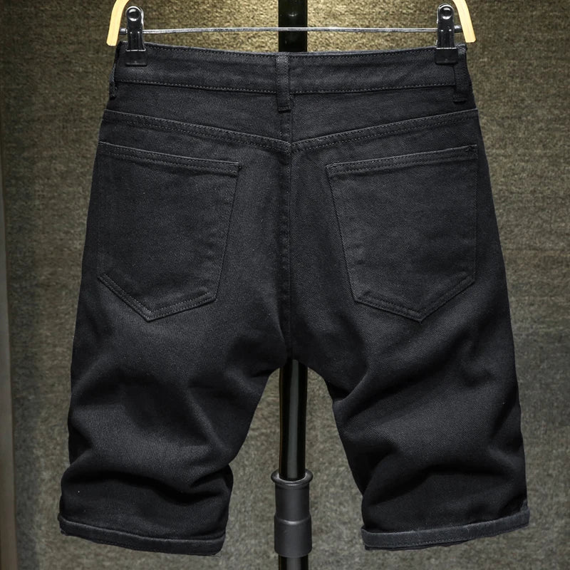 Chad Summer Ripped Denim Shorts