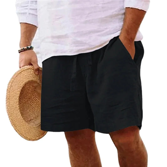 Men's Linen Beach Shorts