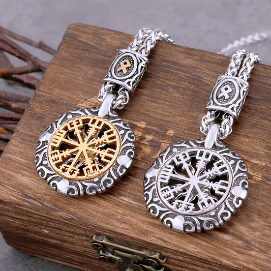 Viking Compass Necklace