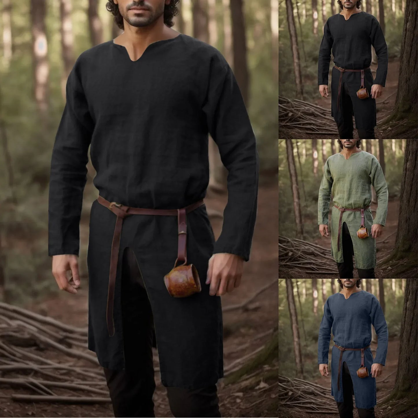 M-7XL Medieval Renaissance Tunic