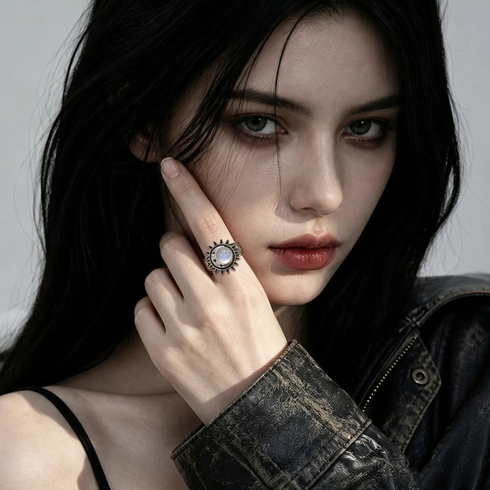 Natural Moonstone Ring
