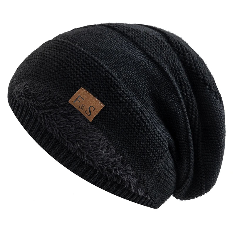 Russel Slouchy Fur Lined Beanie