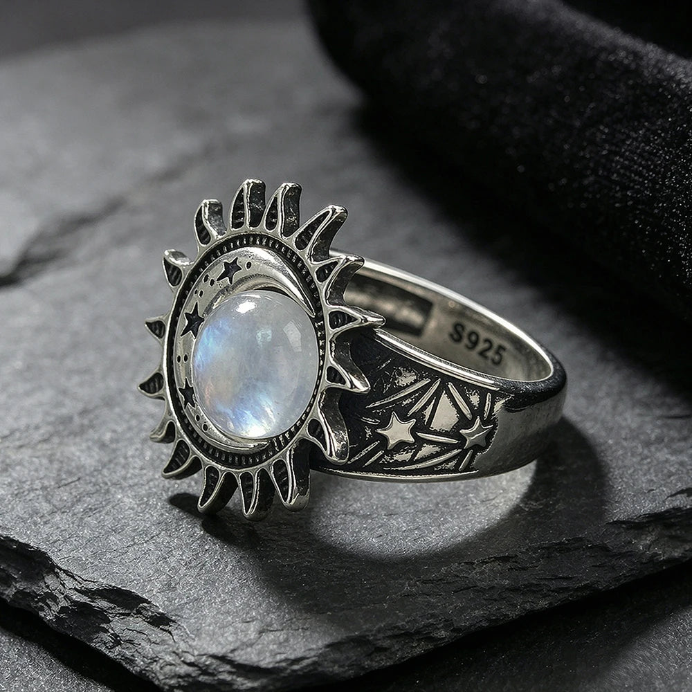 Natural Moonstone Ring
