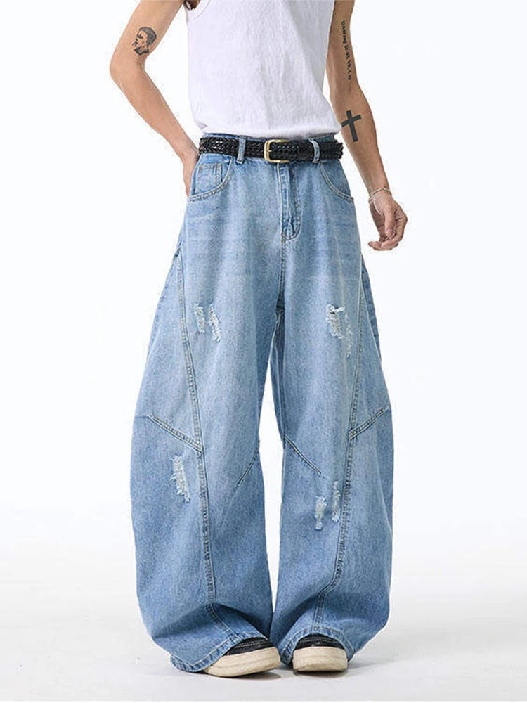 Men's Baggy American Style Jeans - Many Colours