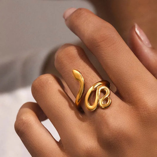 Stainless Steel Snake Ring