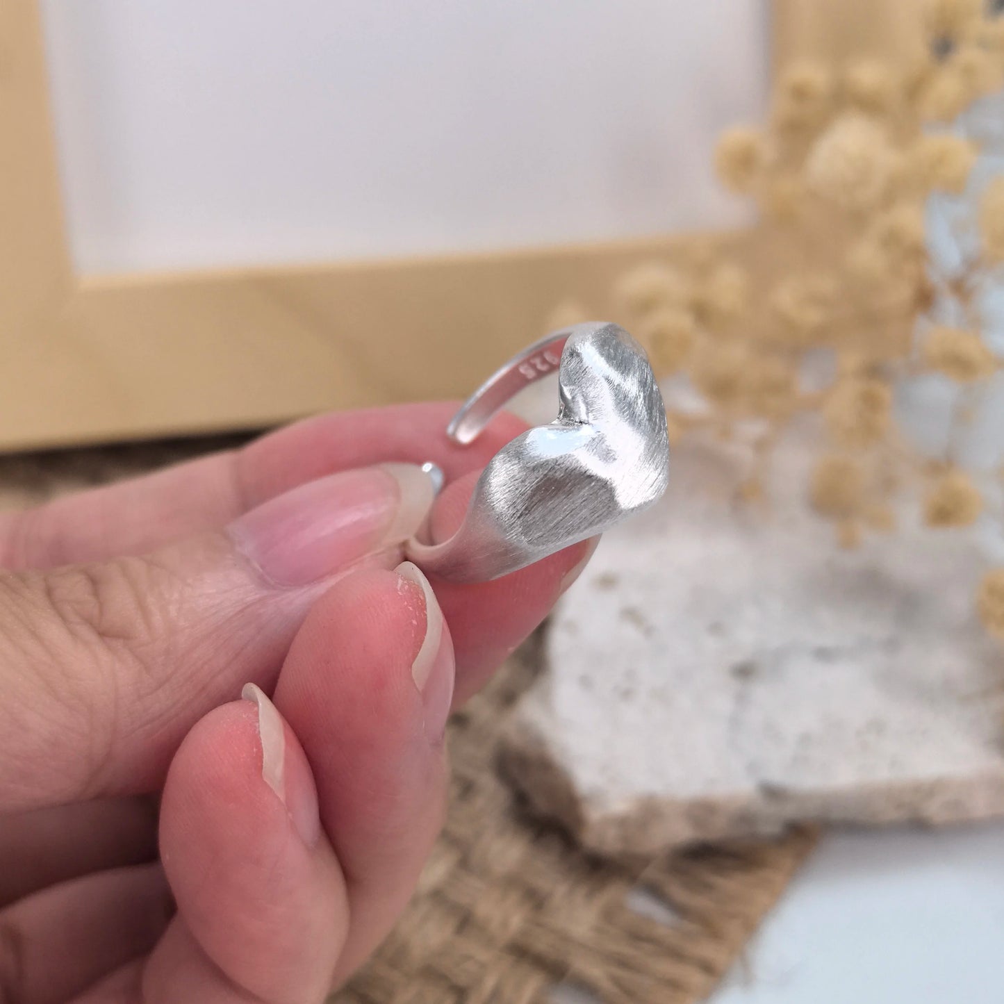 925 Sterling Silver Open Finger Rings