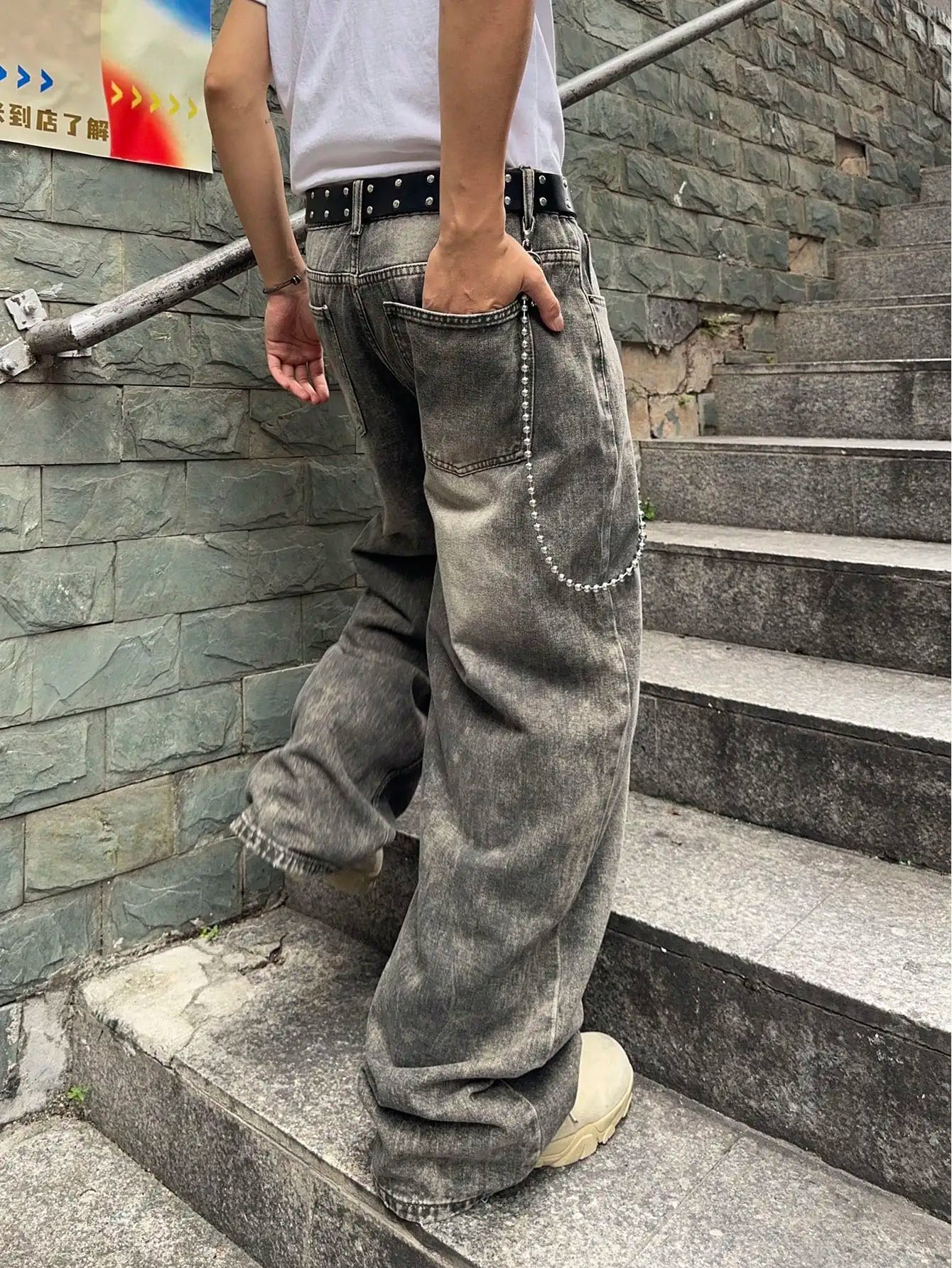 Stretchy Baggy Denim Jeans