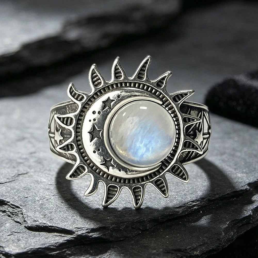 Natural Moonstone Ring