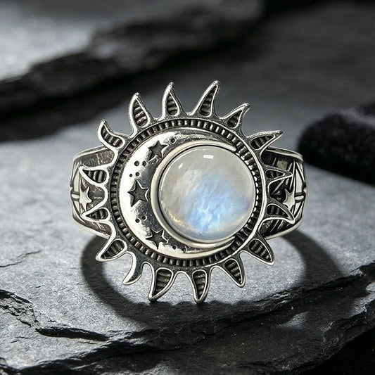 Natural Moonstone Ring