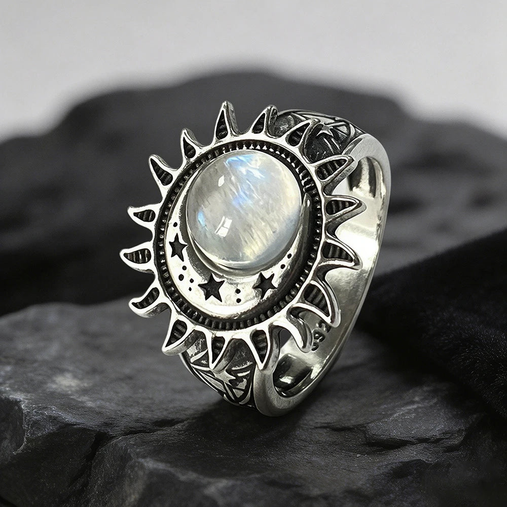 Natural Moonstone Ring