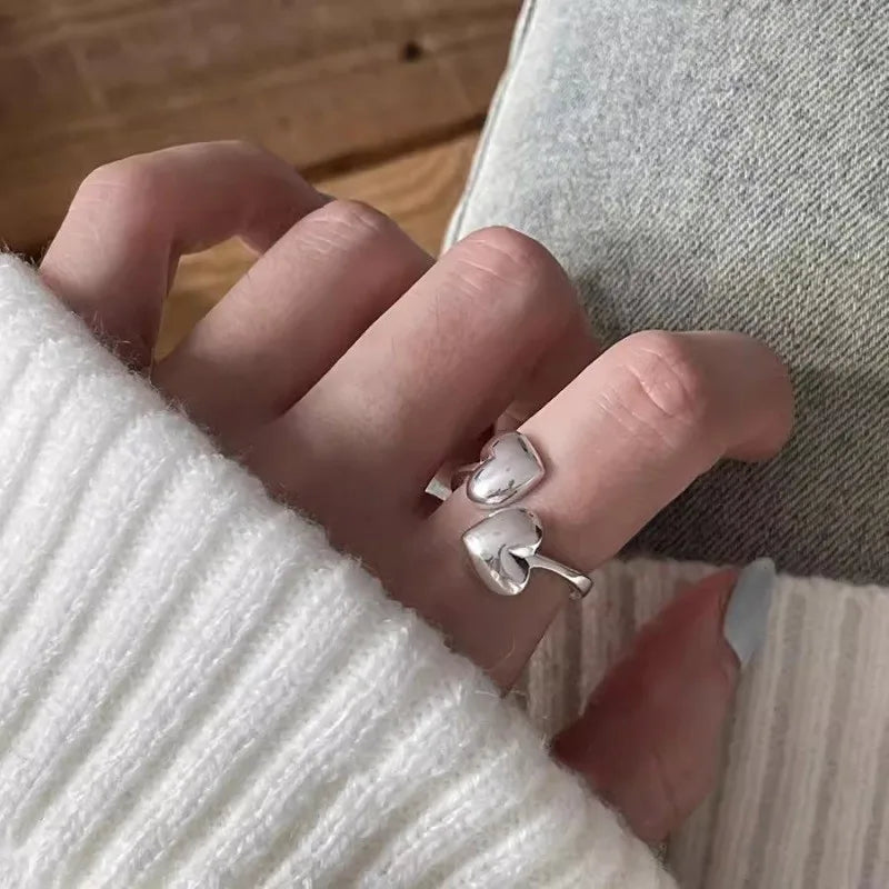 925 Sterling Silver Open Finger Rings