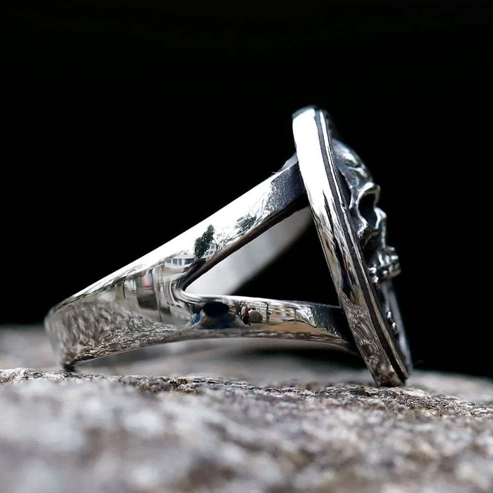 Jax Skull Biker Ring