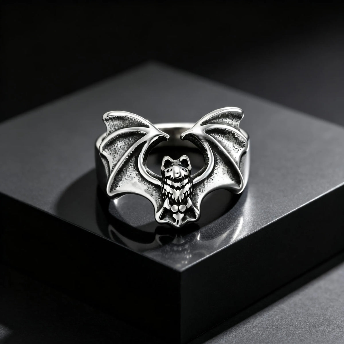 Gothic Bat Ring