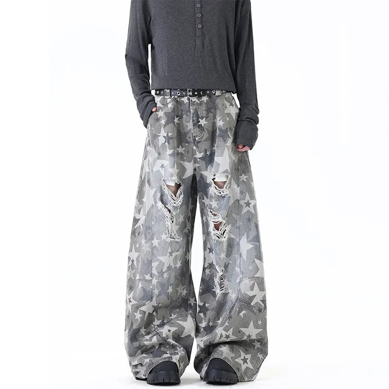 Men's Baggy American Style Jeans - Many Colours
