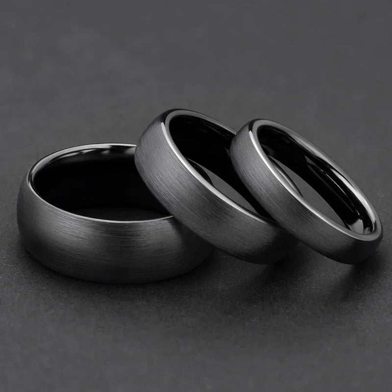 Brushed Black Ring