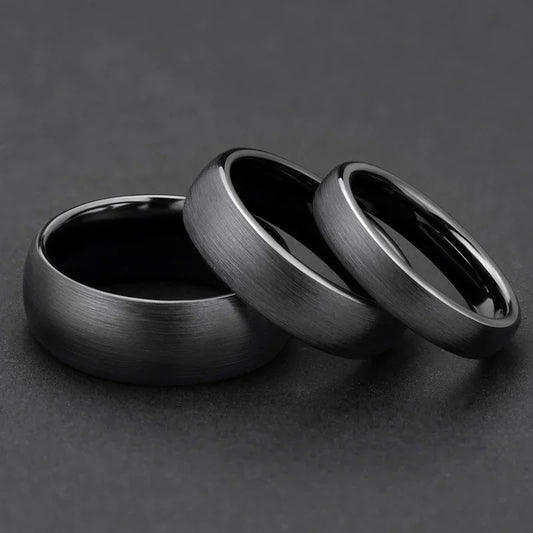 Brushed Black Ring