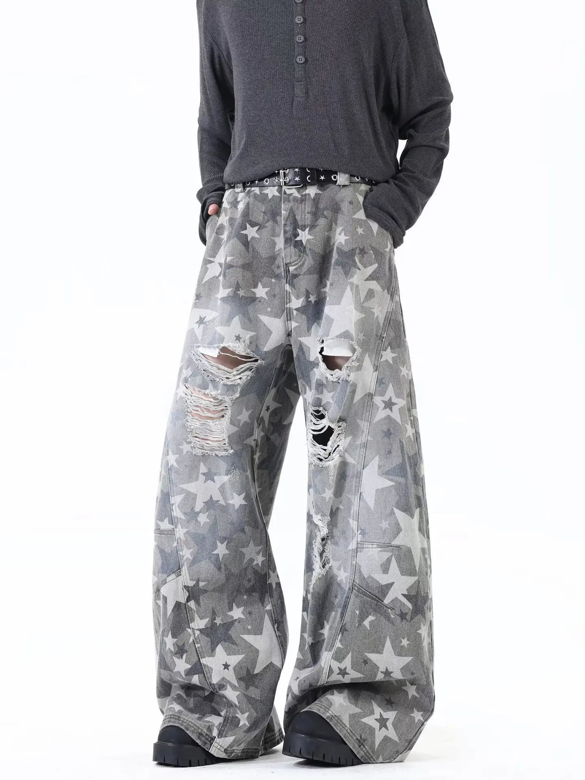 Men's Baggy American Style Jeans - Many Colours
