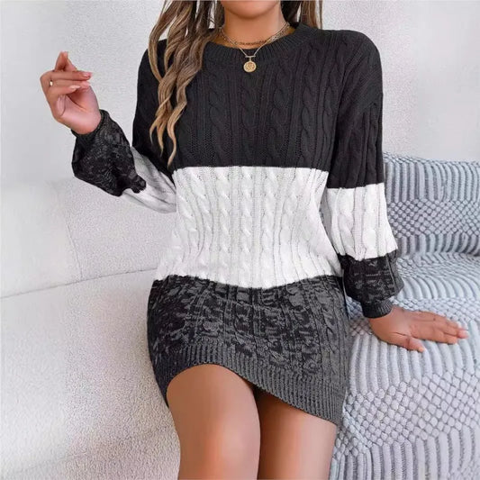Women's Knitted Sweater Dress