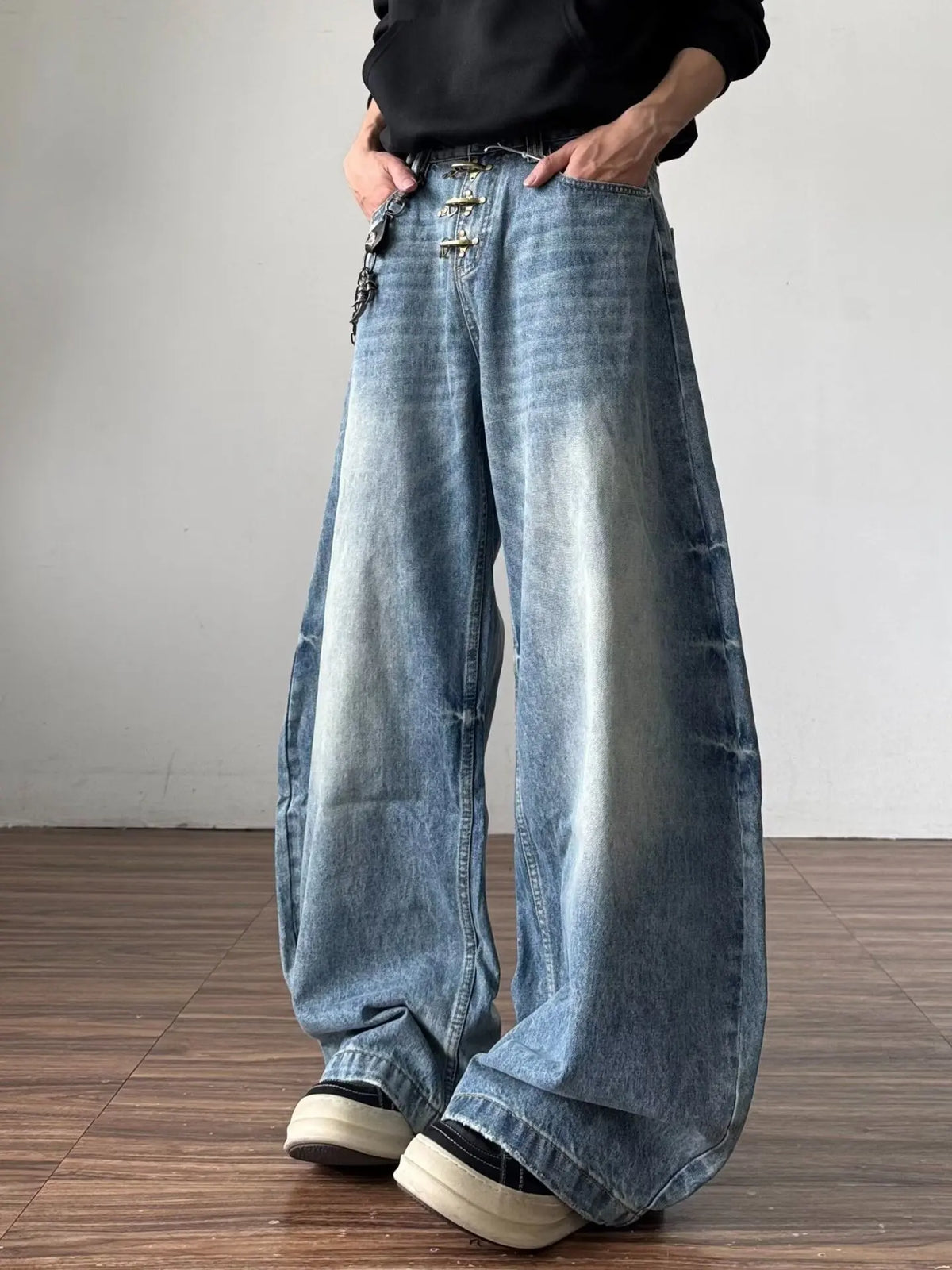 Men's Baggy American Style Jeans - Many Colours