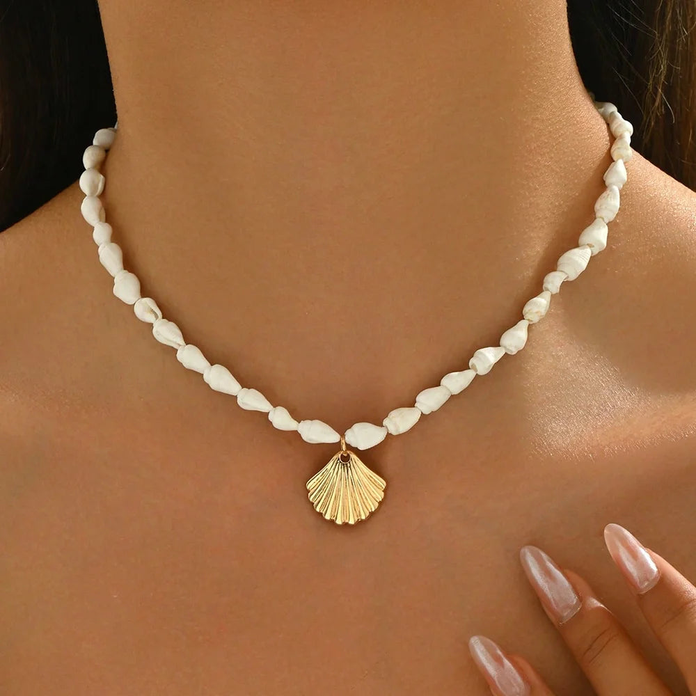 Natural Seashell Necklace