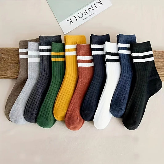 5 Pack Crew Socks