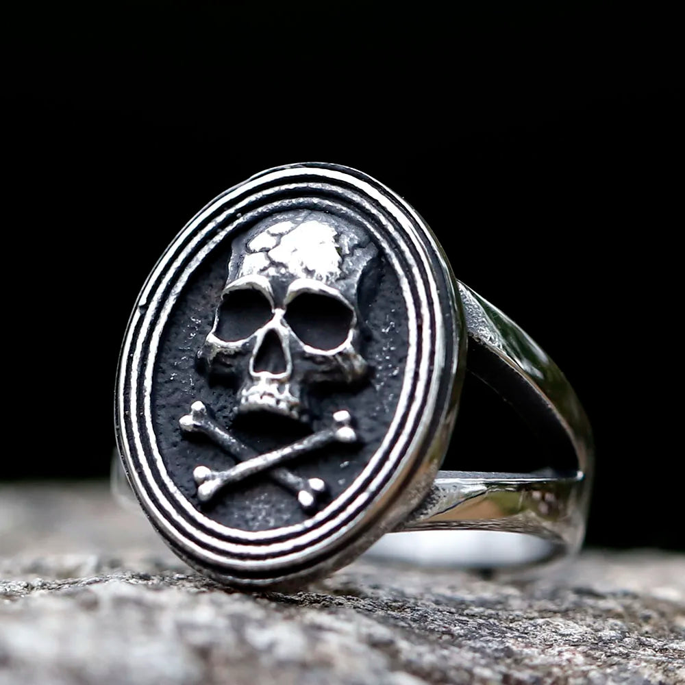 Jax Skull Biker Ring