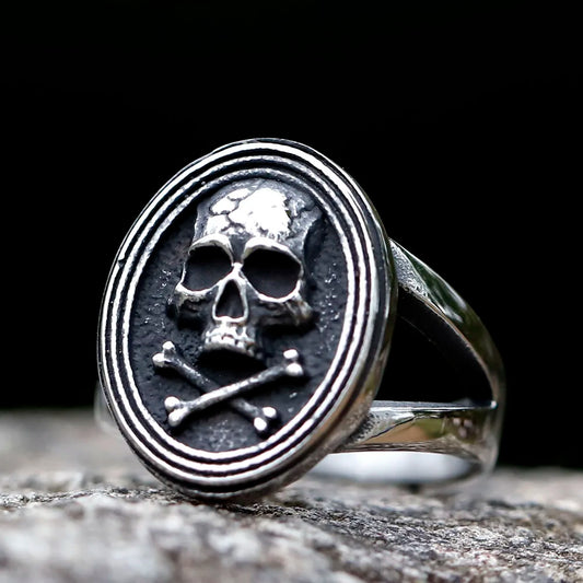 Jax Skull Biker Ring