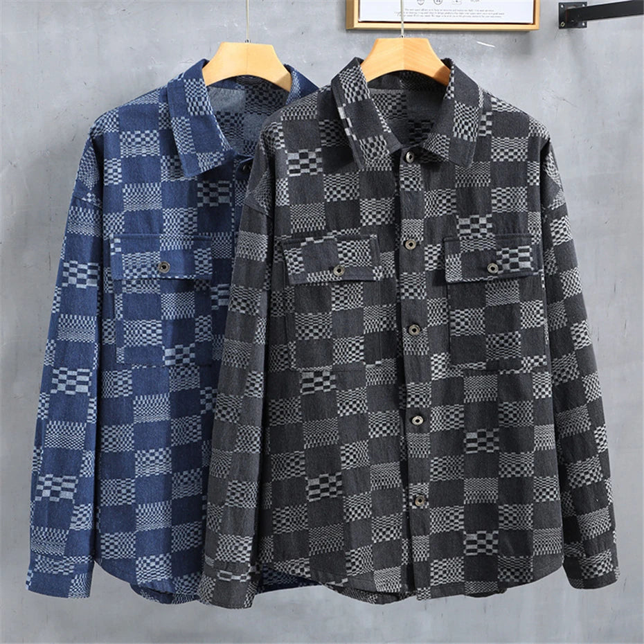 3XL - 10XL Henry Plaid Jacket - 2 colours