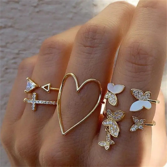 Gold Ring Set
