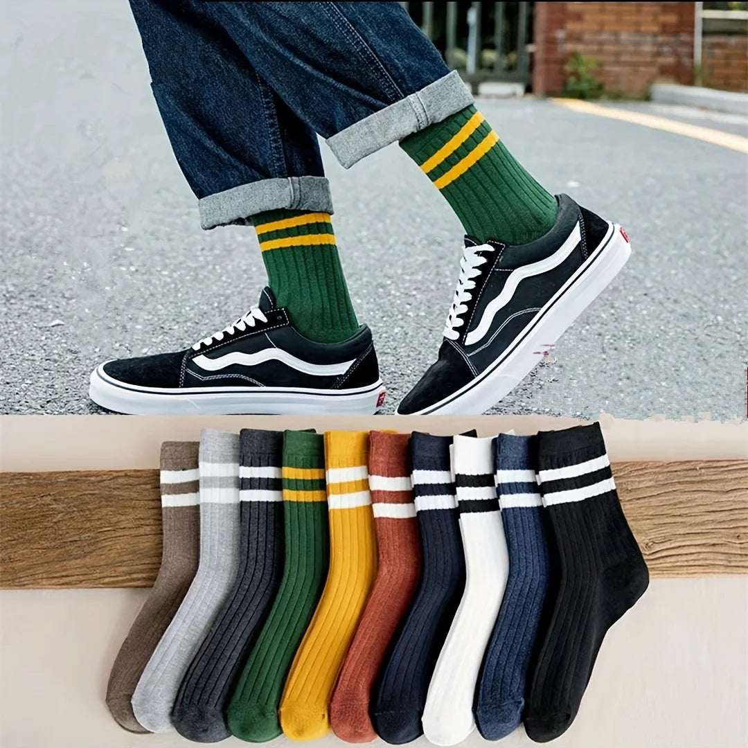 5 Pack Crew Socks