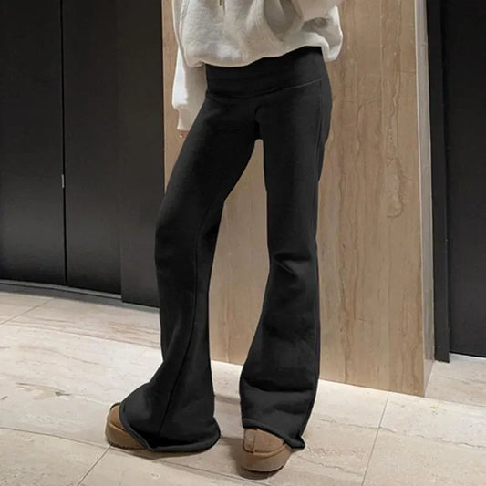 Solid Flare Pants
